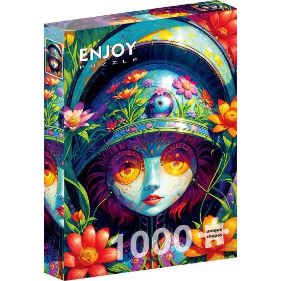 Puzzle Enjoy Guerreiro Floral de 1000 peças