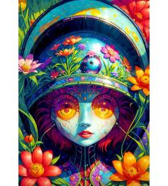 Puzzle Enjoy Guerreiro Floral de 1000 peças