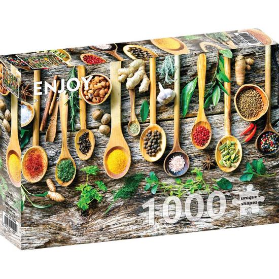 Puzzle Enjoy de 1000 peças de ervas e especiar Puzzle Enjoy de 1000 peças de ervas e especiar