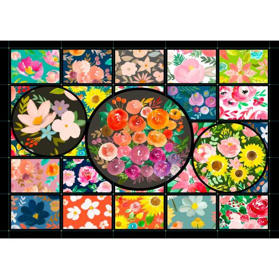 Puzzle Enjoy Jardim de Flores de Lacy de 1000 Peças