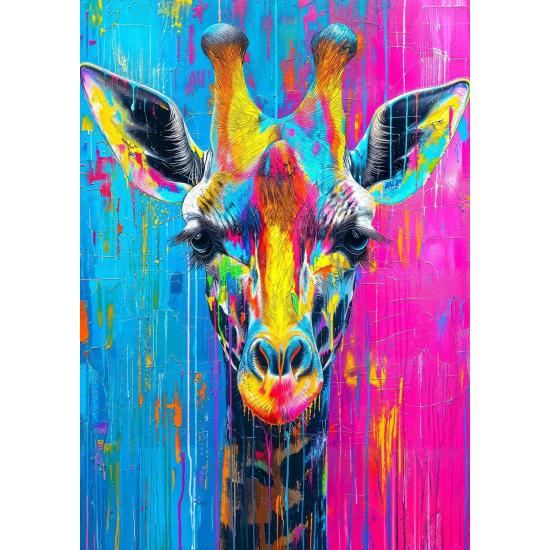 Puzzle Enjoy Girafa Pintada de 1000 peças
