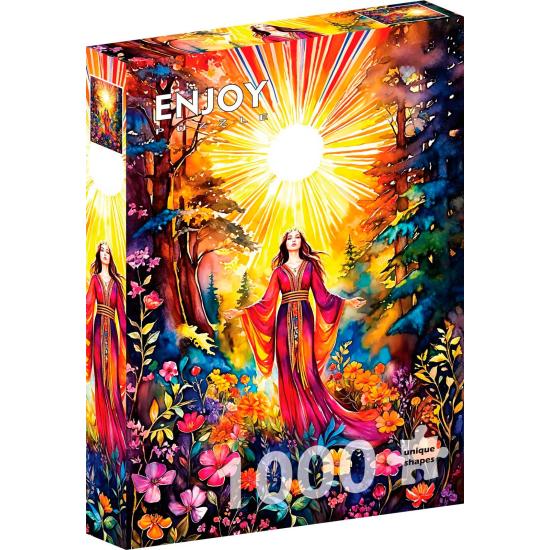 Puzzle Enjoy A Deusa Na Primavera de 1000 peças