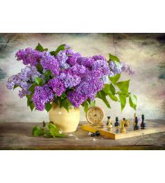 Puzzle Enjoy de Lilas e Xadrez de 1000 Pzs