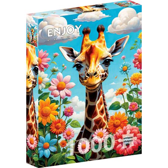 Puzzle Enjoy Girafa Fofa de 1000 peças