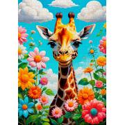 Puzzle Enjoy Girafa Fofa de 1000 peças