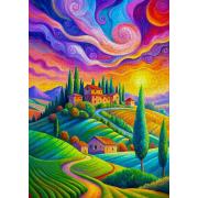 Puzzle Enjoy Luz Da Toscana de 1000 peças