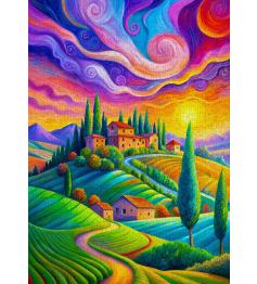 Puzzle Enjoy Luz Da Toscana de 1000 peças