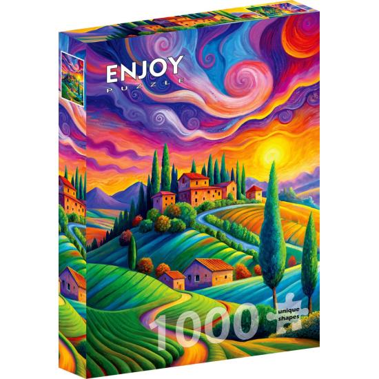 Puzzle Enjoy Luz Da Toscana de 1000 peças