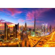 Puzzle Enjoy Manhã no Centro de Dubai de 1000 Peças