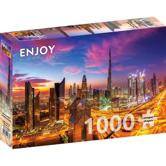 Puzzle Enjoy Manhã no Centro de Dubai de 1000 Peças