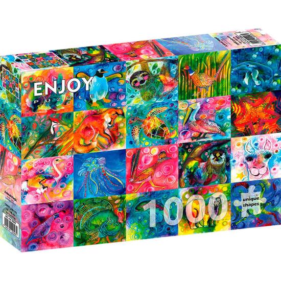 Puzzle Enjoy Magia Animal de 1000 Peças Puzzle Enjoy Magia Animal de 1000 Peças