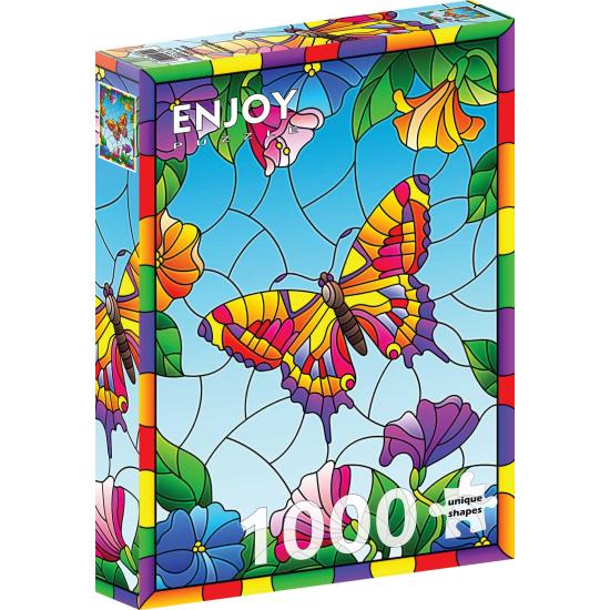 Puzzle Enjoy Borboleta de Cristal de 1000 Peças