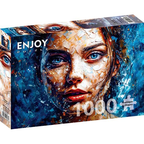 Puzzle Enjoy Olhar Gelado de 1000 peças