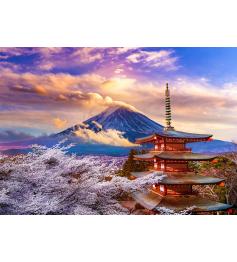 Desfrute da Montanha Fuji em Spring Puzzle, Japão 1000 Pc