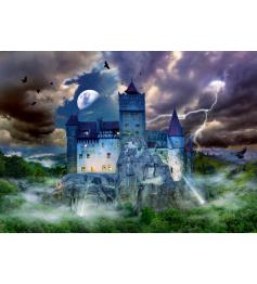 Puzzle Enjoy Noite Assustadora no Castelo do Drácula de 1000 Peç