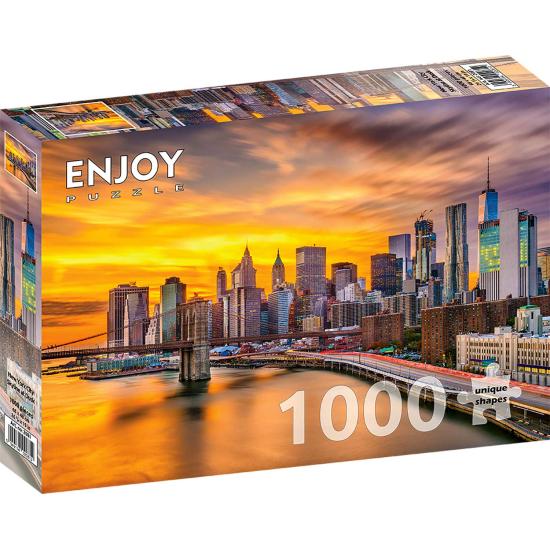 Puzzle Enjoy Nova York ao Anoitecer de 1000 Peças