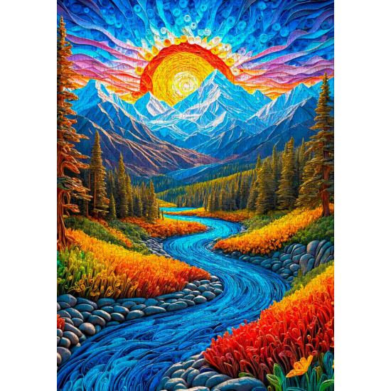 Puzzle Enjoy Paisagem Nascer Do Sol de 1000 peças