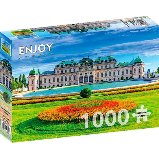 Puzzle Enjoy Palácio Belvedere, Viena de 1000 Peças