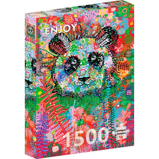 Puzzle Enjoy Panda Enigmático de 1500 peças Puzzle Enjoy Panda Enigmático de 1500 peças
