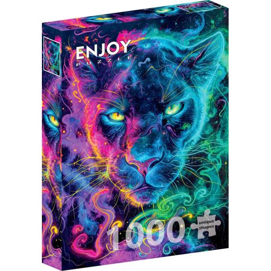 Puzzle Enjoy Pantera Neon de 1000 peças