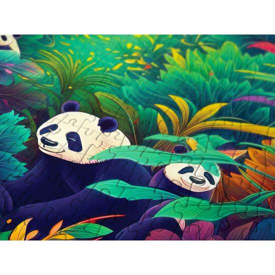 Puzzle Enjoy Paraíso dos Pandas de 1000 peças