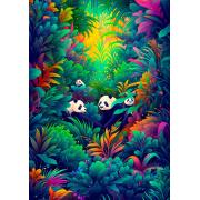 Puzzle Enjoy Paraíso dos Pandas de 1000 peças