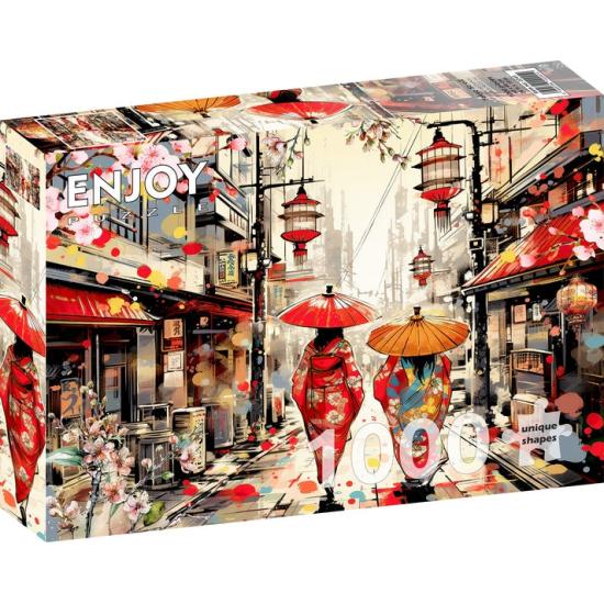 Puzzle Enjoy Passeio Por Tóquio de 1000 peças