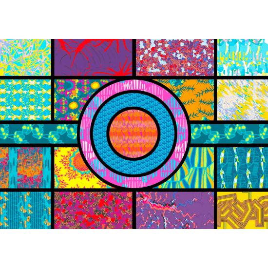 Puzzle Enjoy Padrões de Designer 2 de 1000 Peças