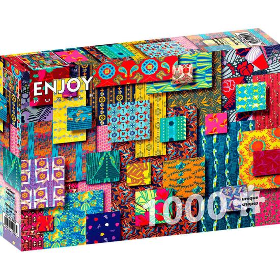 Puzzle Enjoy Padrões de Designer 4 de 1000 Peças Puzzle Enjoy Padrões de Designer 4 de 1000 Peças