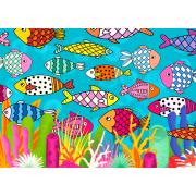 Puzzle Enjoy Peixes Estampados de 1000 Peças
