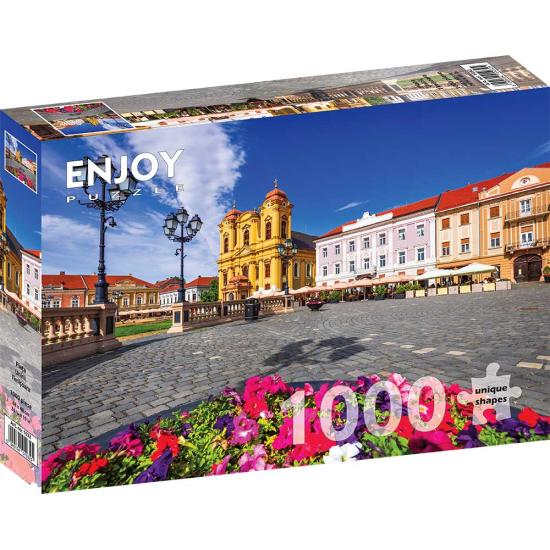 Puzzle Enjoy Union Square em Timisoara, Romênia de 1000 Pzs