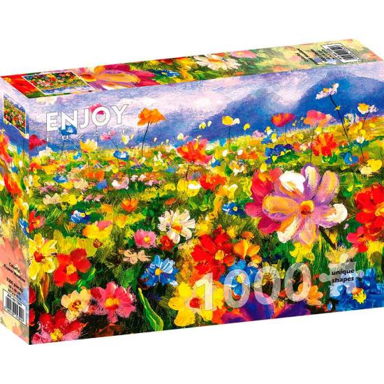 Puzzle Enjoy Prado de Flores Coloridas 1000 Pçs