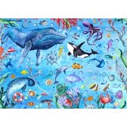 Puzzle Enjoy Profundo Mar Azul de 1000 Peças