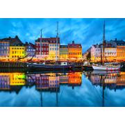 Puzzle Enjoy Porto Velho de Copenhague de 1000 Peças