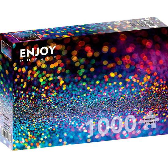 Puzzle Enjoy com glitter multicolorido 1000 peças