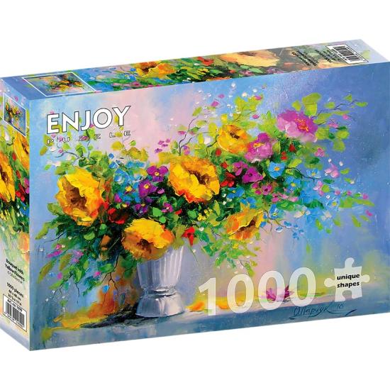 Puzzle Enjoy Buquê com Flores Amarelas de 1000 Peças Puzzle Enjoy Buquê com Flores Amarelas de 1000 Peças