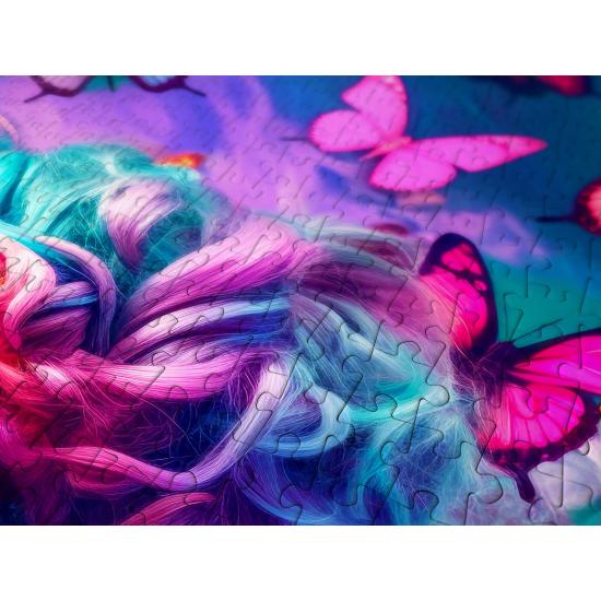 Puzzle Enjoy Rainha Das Borboletas de 1000 peças