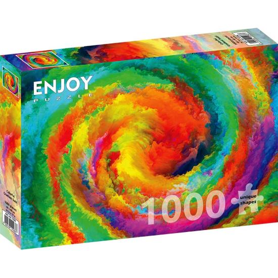 Puzzle Enjoy de redemoinho de cores gradiente 1000 peç