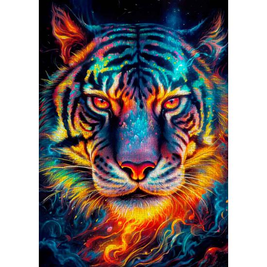 Puzzle Enjoy Resiliência Do Tigre de 1000 peças