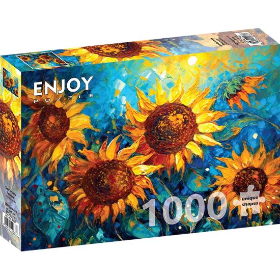 Puzzle Enjoy Reunião De Girassóis de 1000 peças