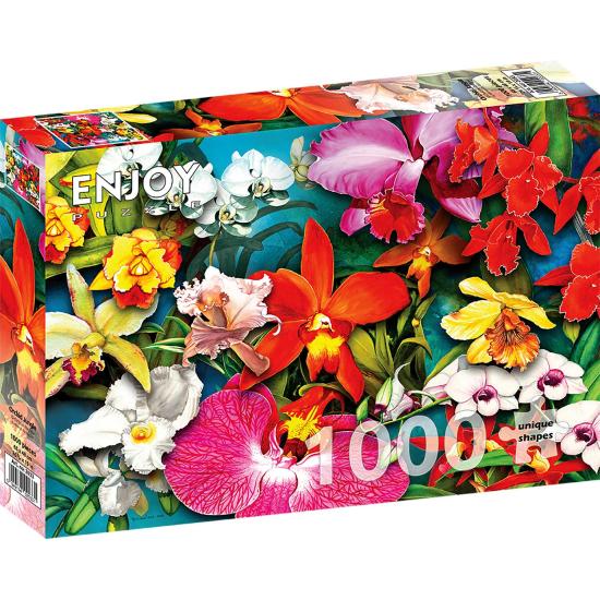 Puzzle Enjoy Selva de Orquídeas de 1000 Peças