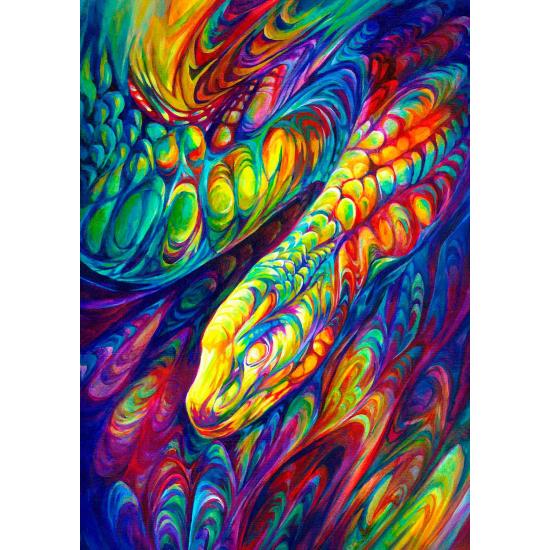 Puzzle Enjoy Cobra Arcoiris de 1000 Peças Puzzle Enjoy Cobra Arcoiris de 1000 Peças