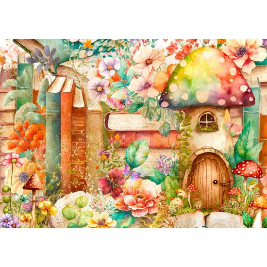 Puzzle Enjoy Terra dos Livros de Histórias de 1000 Peças Puzzle Enjoy Terra dos Livros de Histórias de 1000 Peças