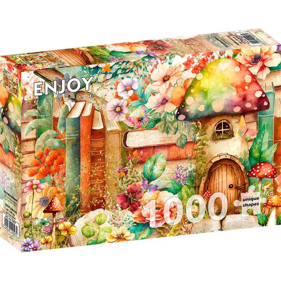 Puzzle Enjoy Terra dos Livros de Histórias de 1000 Peças Puzzle Enjoy Terra dos Livros de Histórias de 1000 Peças