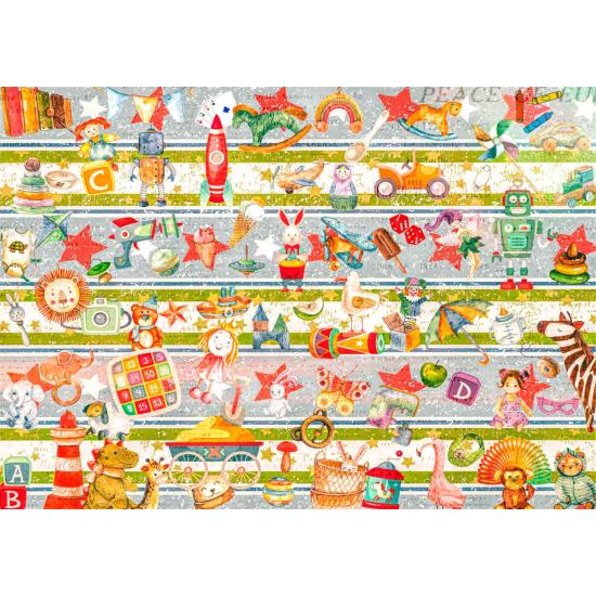 Puzzle Enjoy Terra dos Brinquedos de Bebés de 1000 Peças Puzzle Enjoy Terra dos Brinquedos de Bebés de 1000 Peças