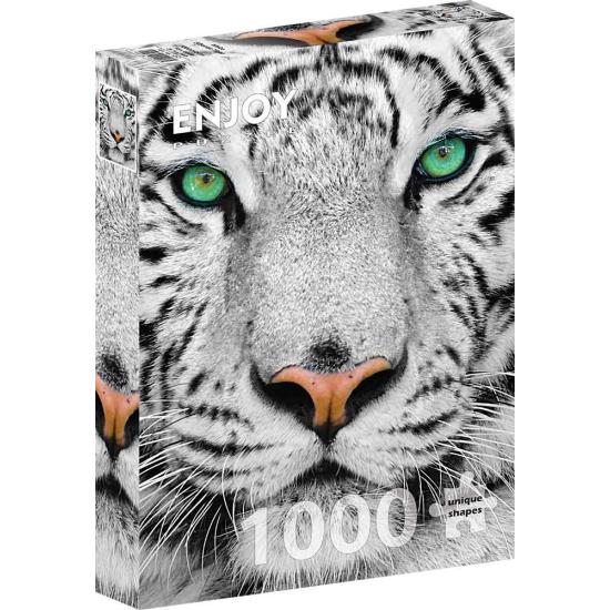 Puzzle Enjoy do tigre branco siberiano 1000 pe