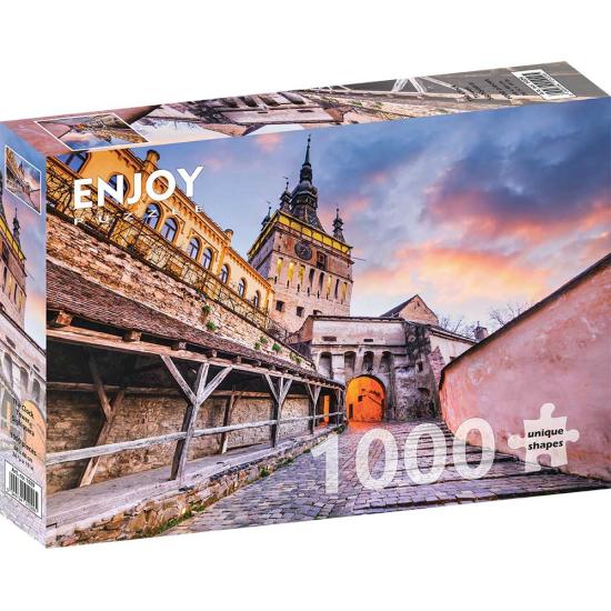 Puzzle Enjoy da Torre do Relógio em Sighisoara, Romêni