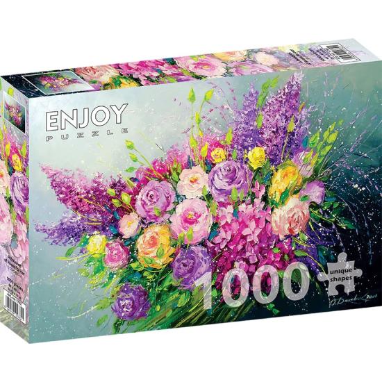 Puzzle Enjoy Um Bouquet de Rosas para Ela de 1000 Peças