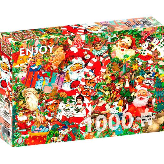 Puzzle Enjoy Um Natal Vintage de 1000 Peças