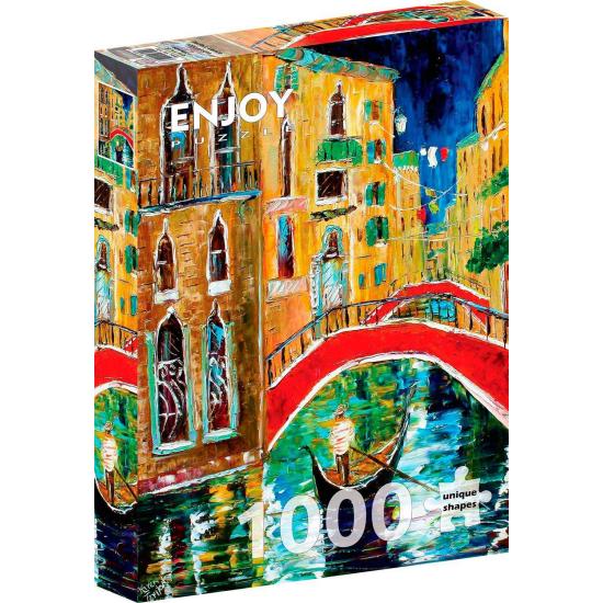 Aproveite o Puzzle de Veneza perfeito 1000 peças